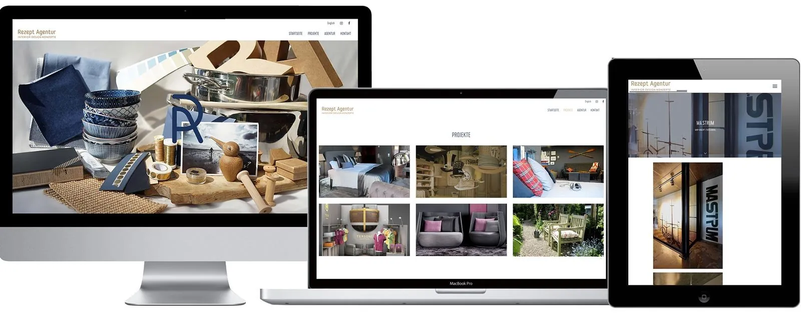 Rezeptagentur – Web Design (image 1/3)
