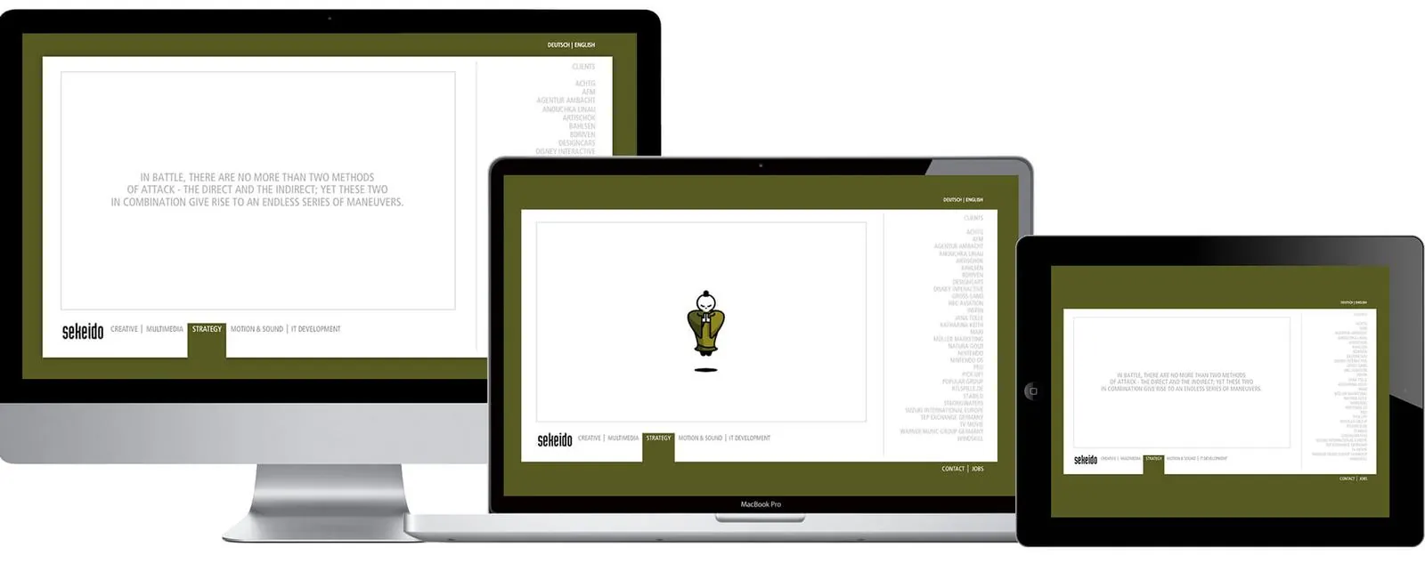 Sekeido – Corporate Design · Webdesign (Bild 1/15)