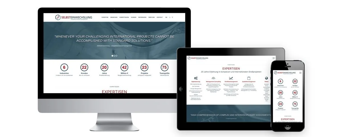 Selbsteinwechslung – Corporate Design · Stationery · Web Design (image 1/6)