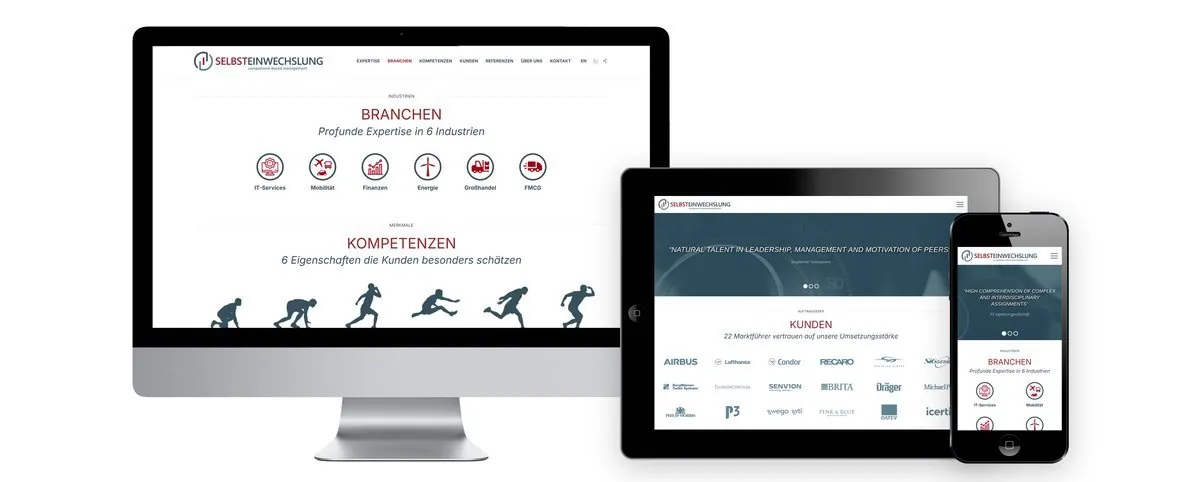 Selbsteinwechslung – Corporate Design · Stationery · Web Design (image 2/6)