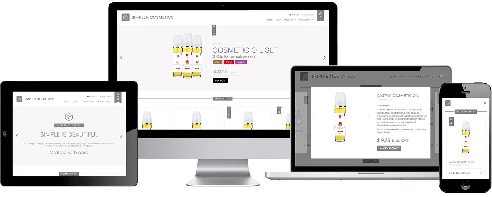 Simpler Cosmetics – Corporate Design · Verpackungsdesign · Onlineshop (Bild 6/10)