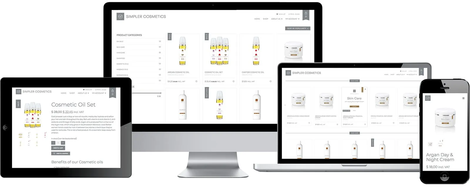 Simpler Cosmetics – Corporate Design · Verpackungsdesign · Onlineshop (Bild 7/10)