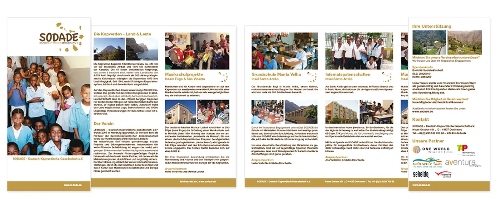 Sodade e.V. – Corporate Design · Webdesign (Bild 6/6)