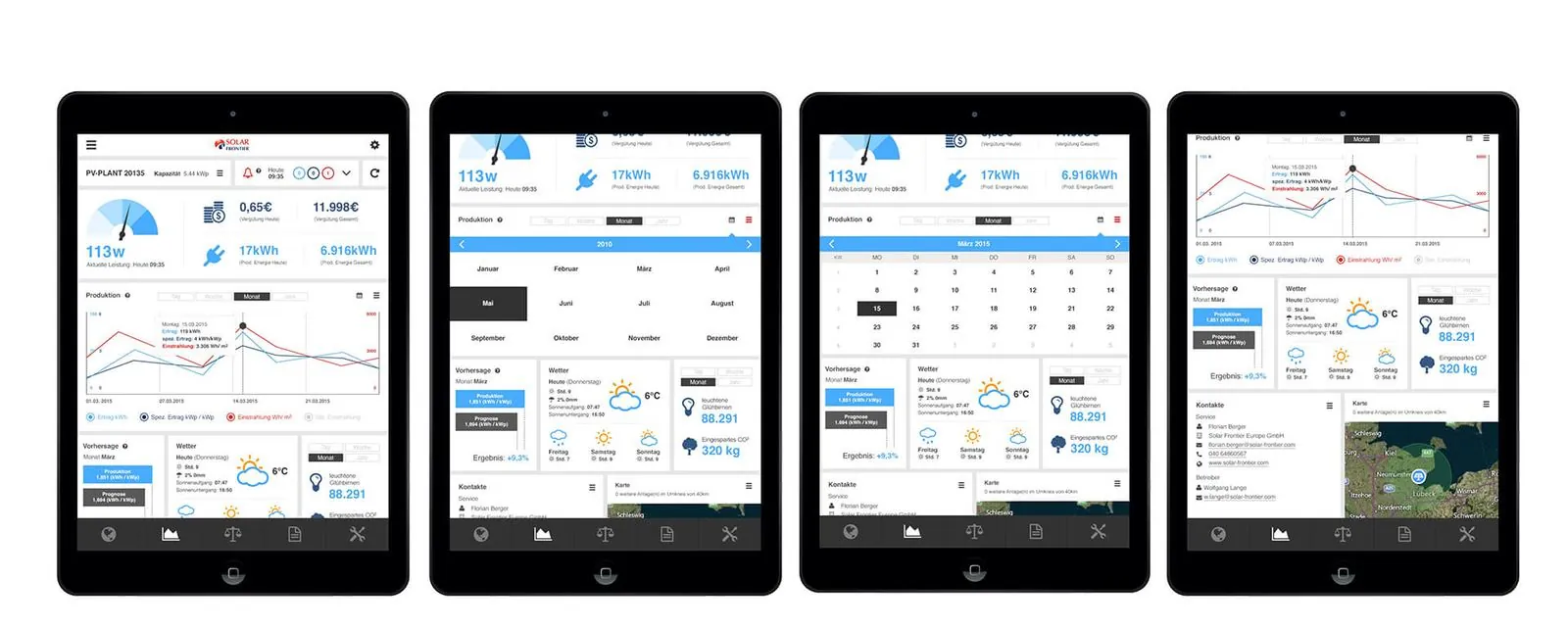 Solar Frontier – Interim Management · UX/UI-Design (Bild 4/5)