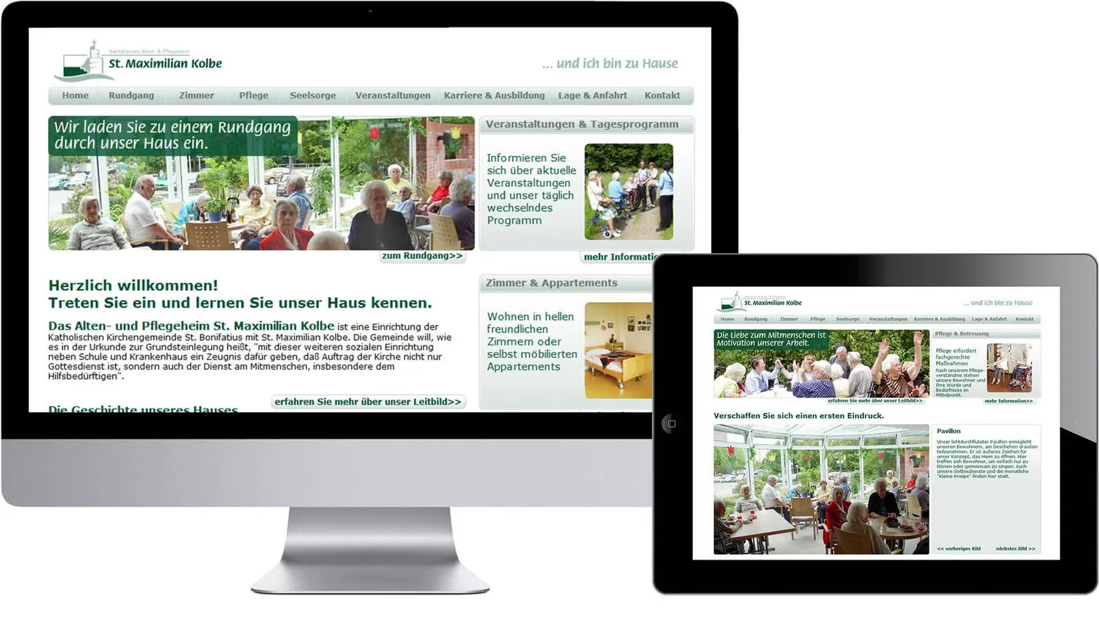 St. Maxi Kolbe – Corporate design · Stationery · Web design (image 2/4)