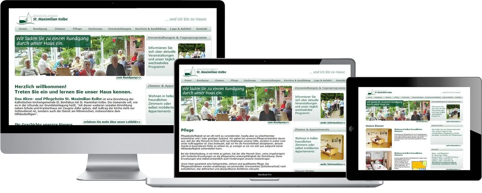St. Maxi Kolbe – Corporate design · Stationery · Web design (image 3/4)
