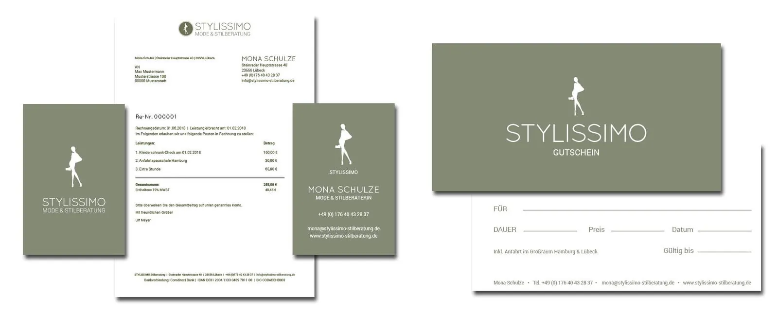 Stylissimo – Corporate Design · Geschäftsausstattung · Print · Webdesign (Bild 2/5)