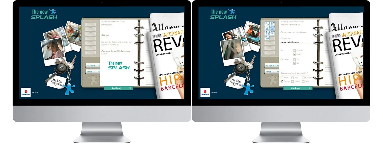 Suzuki Splash – Webdesign · App (Bild 1/6)
