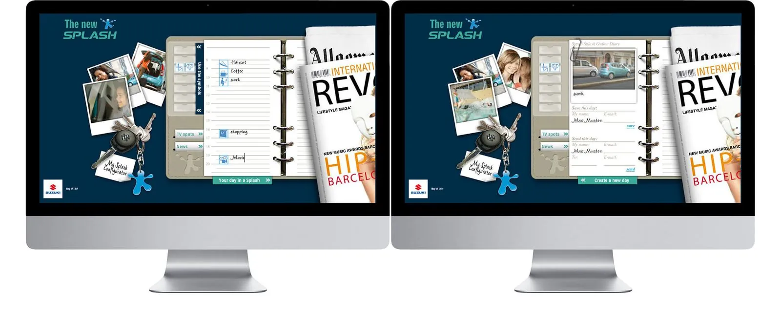 Suzuki Splash – Webdesign · App (Bild 2/6)