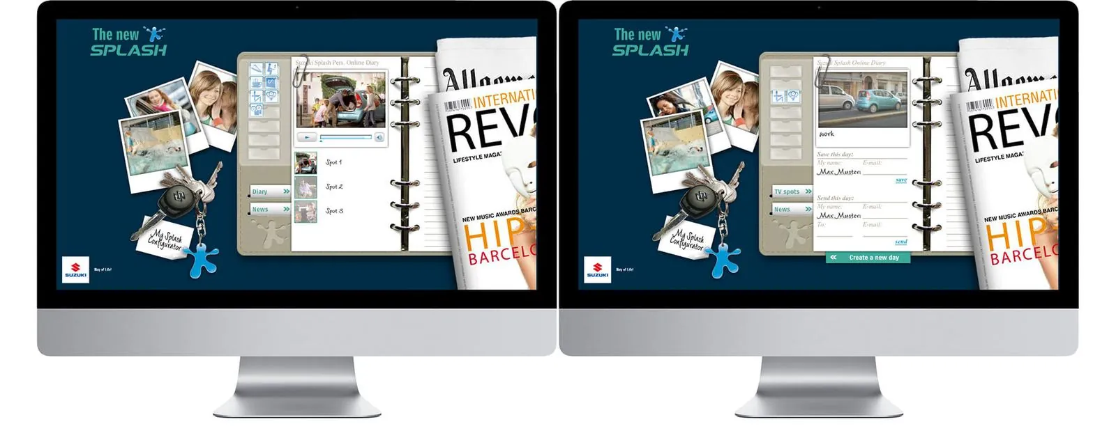 Suzuki Splash – Webdesign · App (Bild 3/6)
