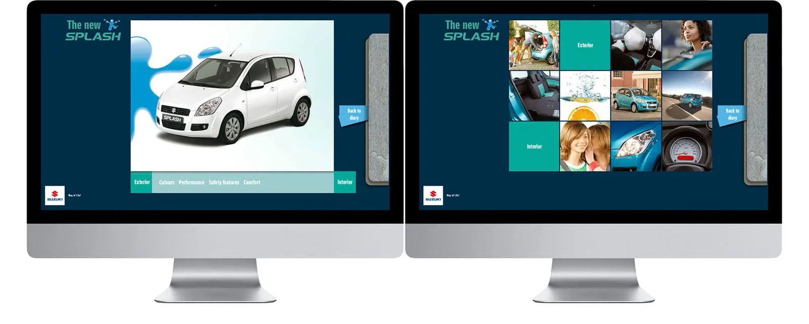 Suzuki Splash – Webdesign · App (Bild 4/6)