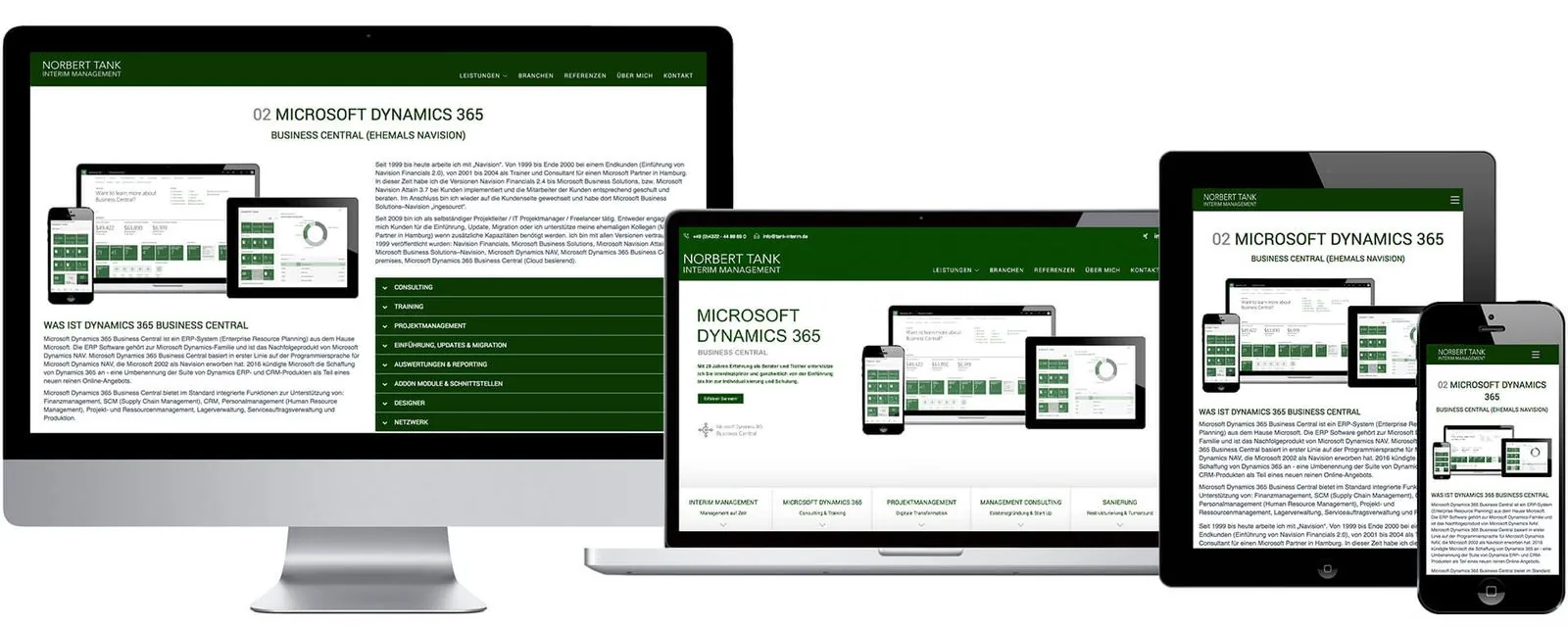 Tank Interim Management – Webdesign (Bild 2/5)