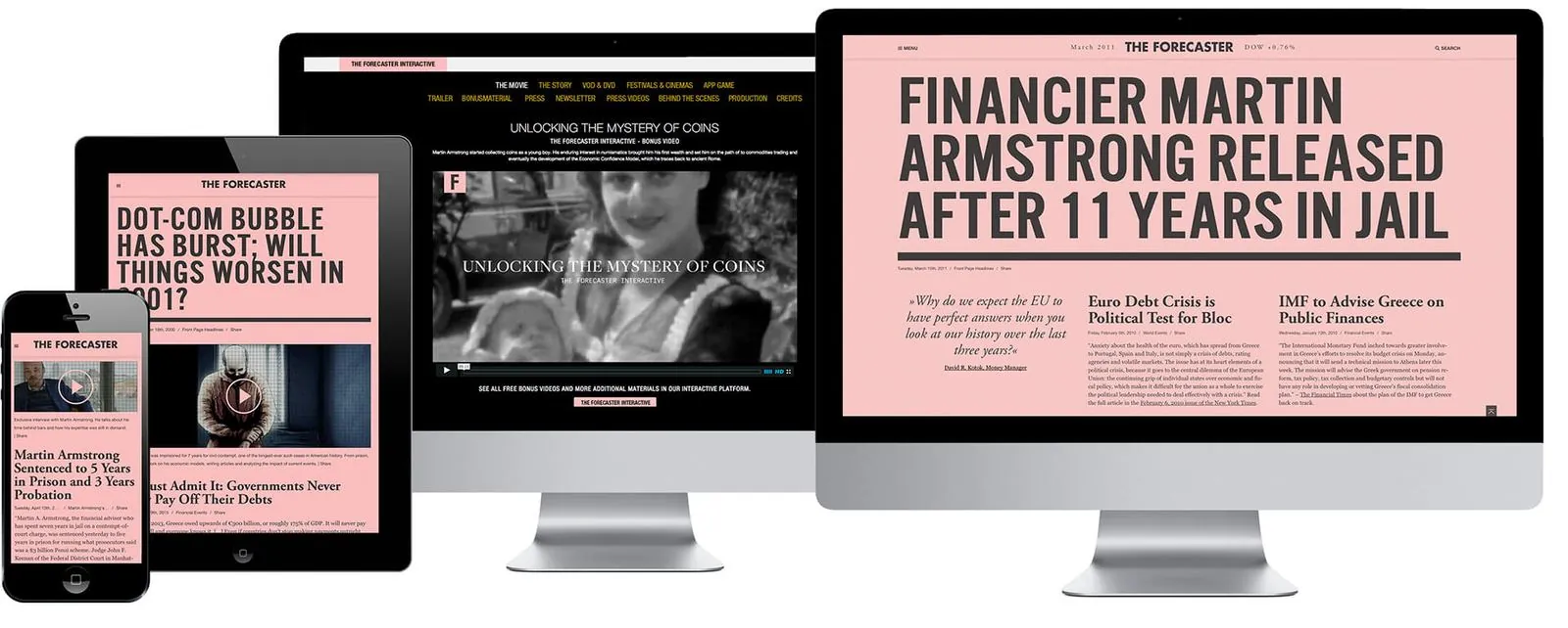 The Forecaster – Webdesign (Bild 5/7)