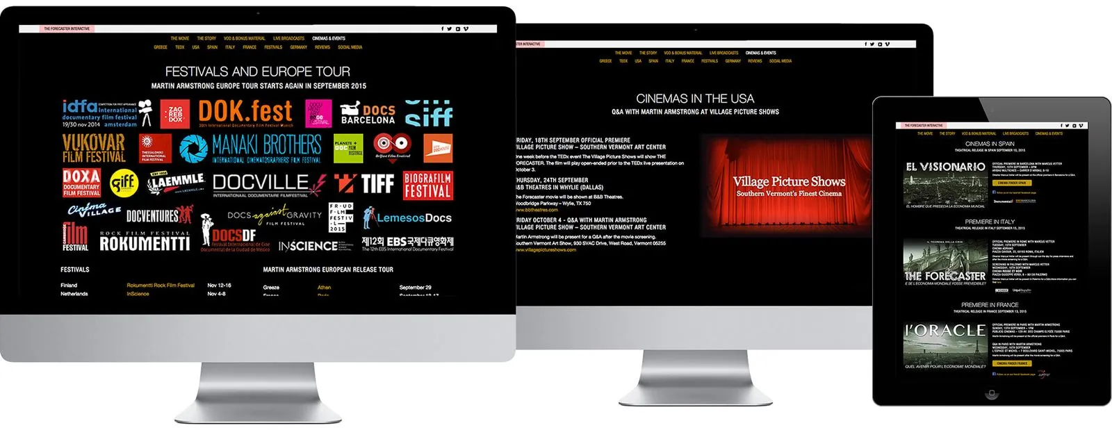The Forecaster – Webdesign (Bild 6/7)