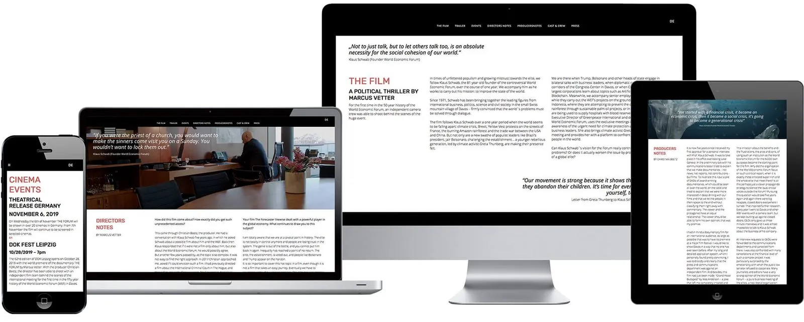 The Forum – Webdesign (Bild 3/6)
