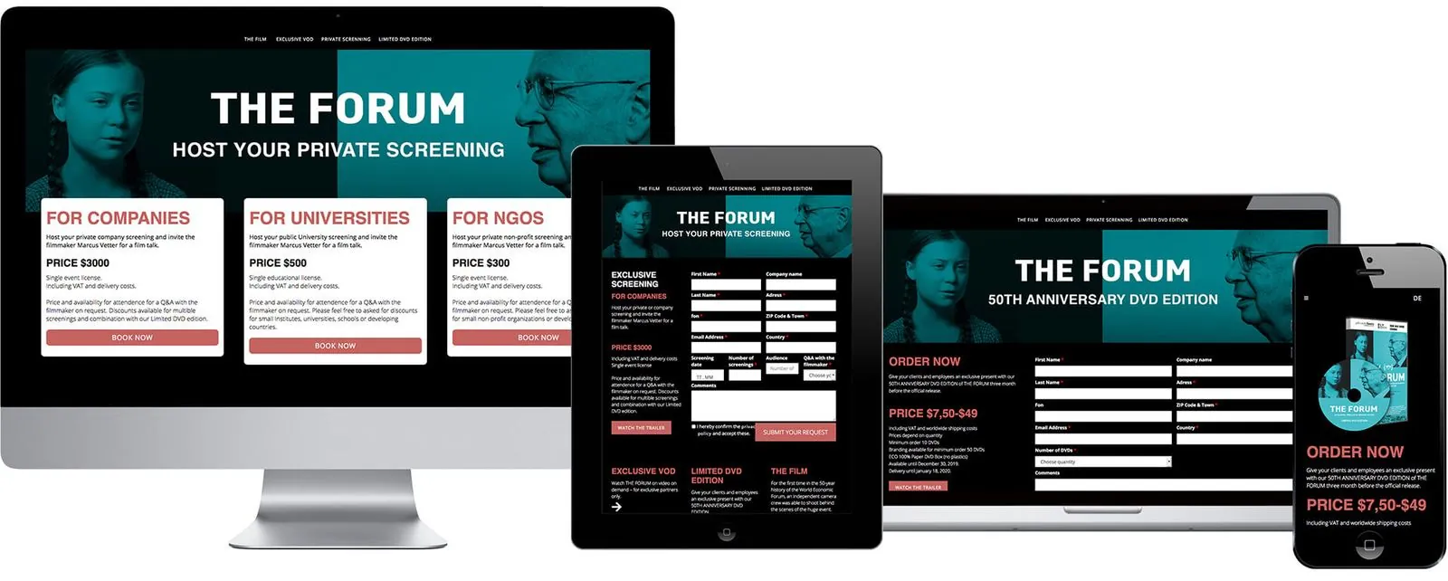 The Forum – Webdesign (Bild 5/6)