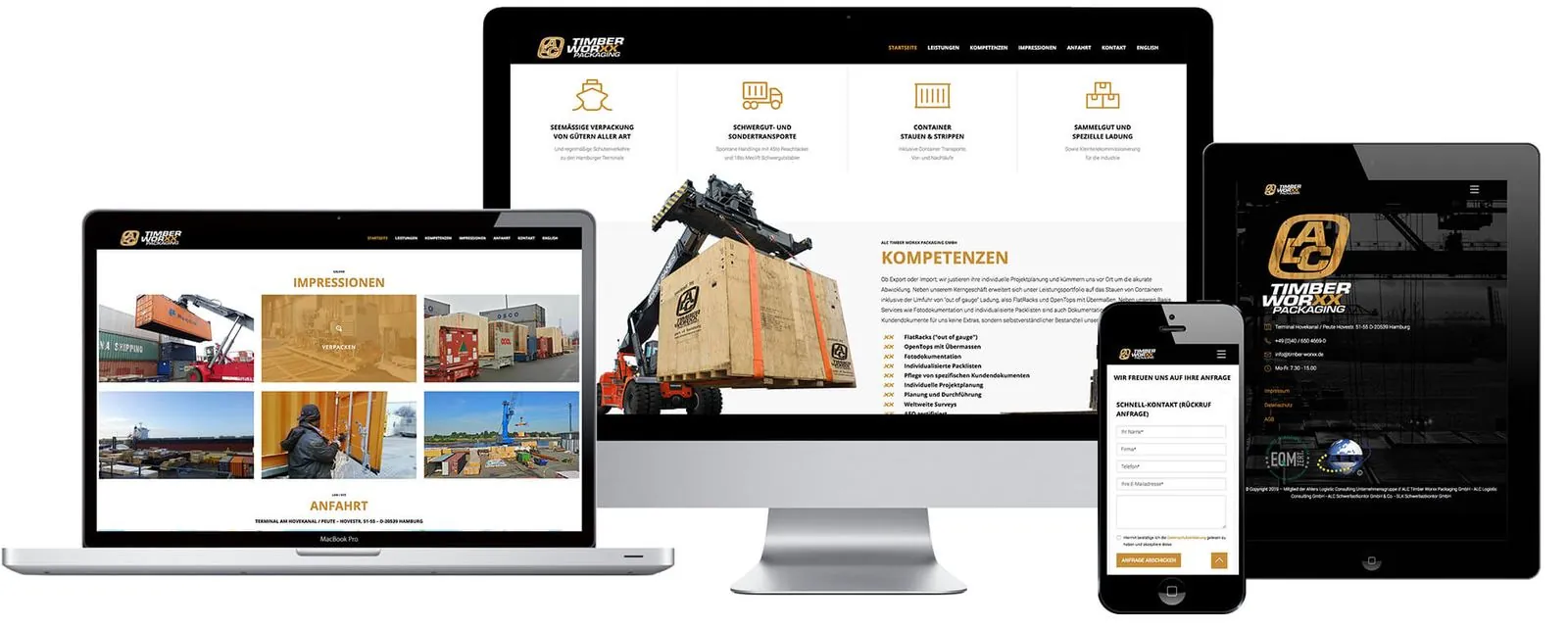 Timberworx – Webdesign (Bild 2/2)