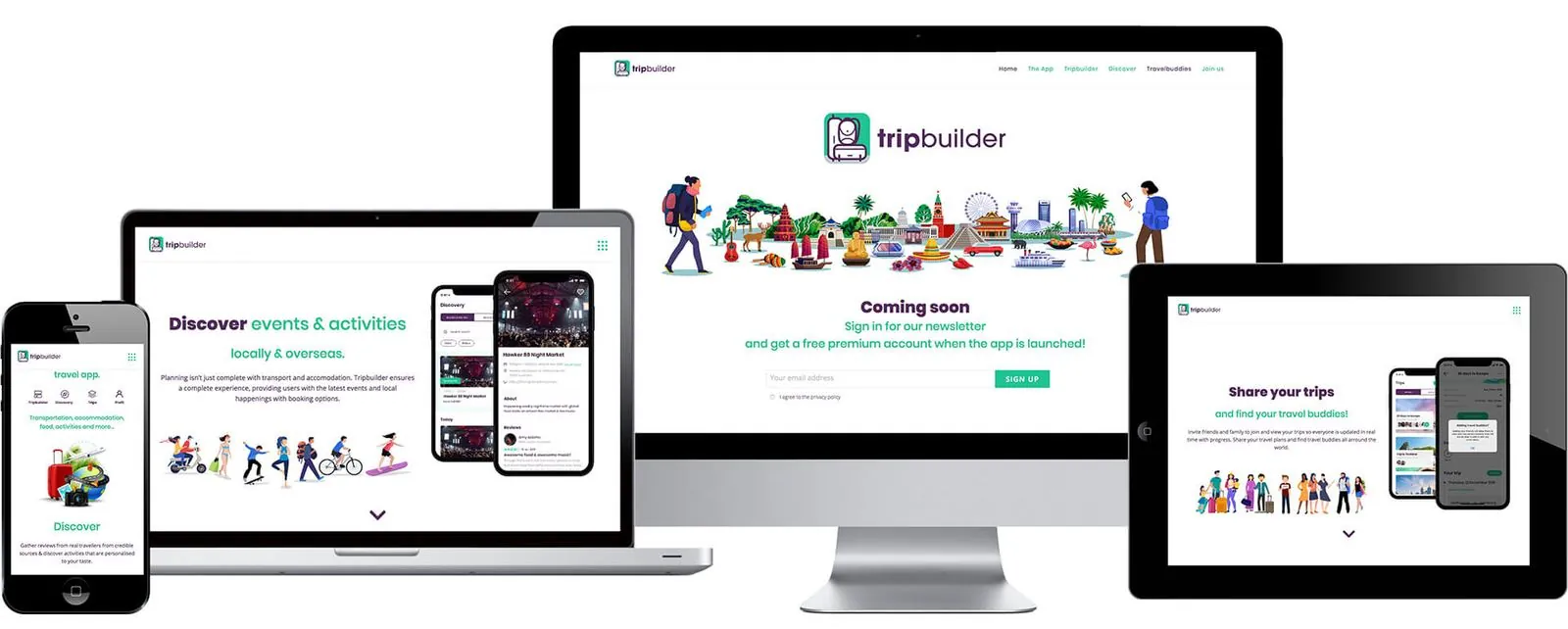 Tripbuilder App – Beratung · Webdesign (Bild 3/3)