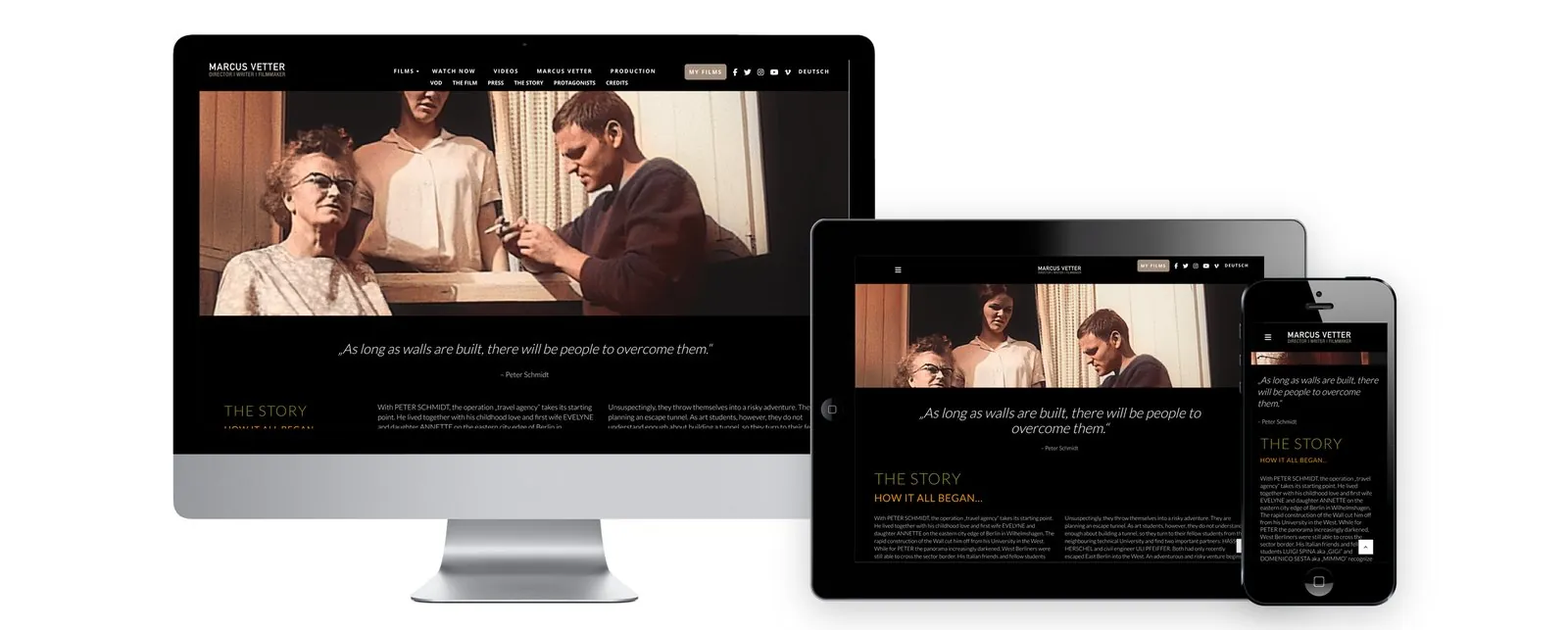 Tunnel to Freedom – Web design · Print (image 2/9)