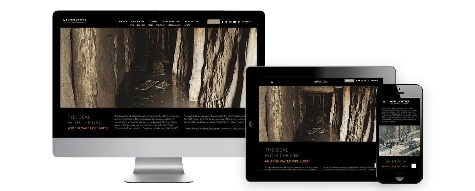 Tunnel to Freedom – Web design · Print (image 3/9)
