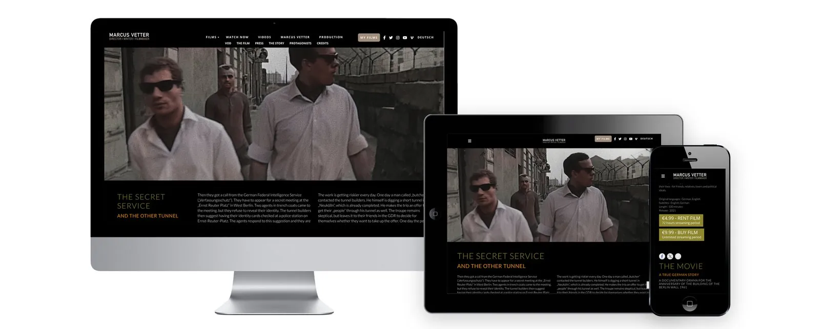 Tunnel to Freedom – Web design · Print (image 4/9)