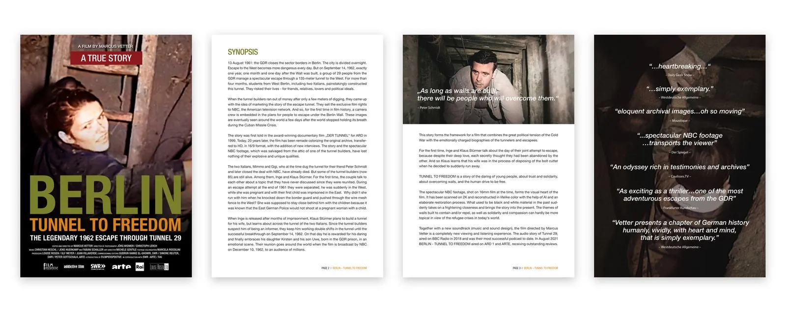 Tunnel to Freedom – Web design · Print (image 5/9)