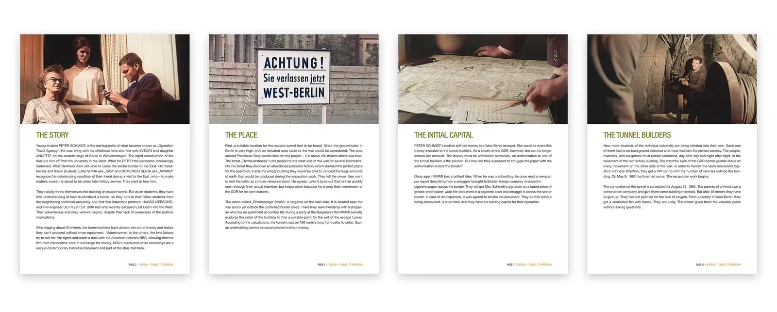 Tunnel to Freedom – Web design · Print (image 6/9)