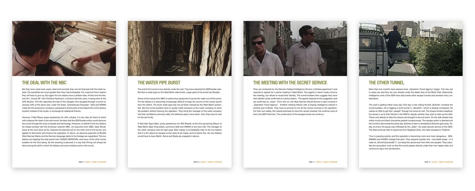 Tunnel to Freedom – Web design · Print (image 7/9)