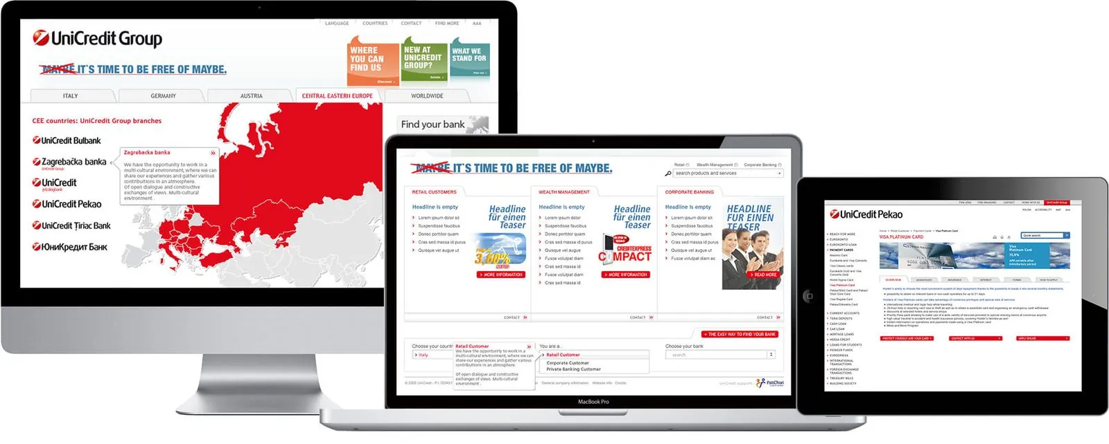 UniCredit Group – Interim Management · Webdesign (Bild 15/15)