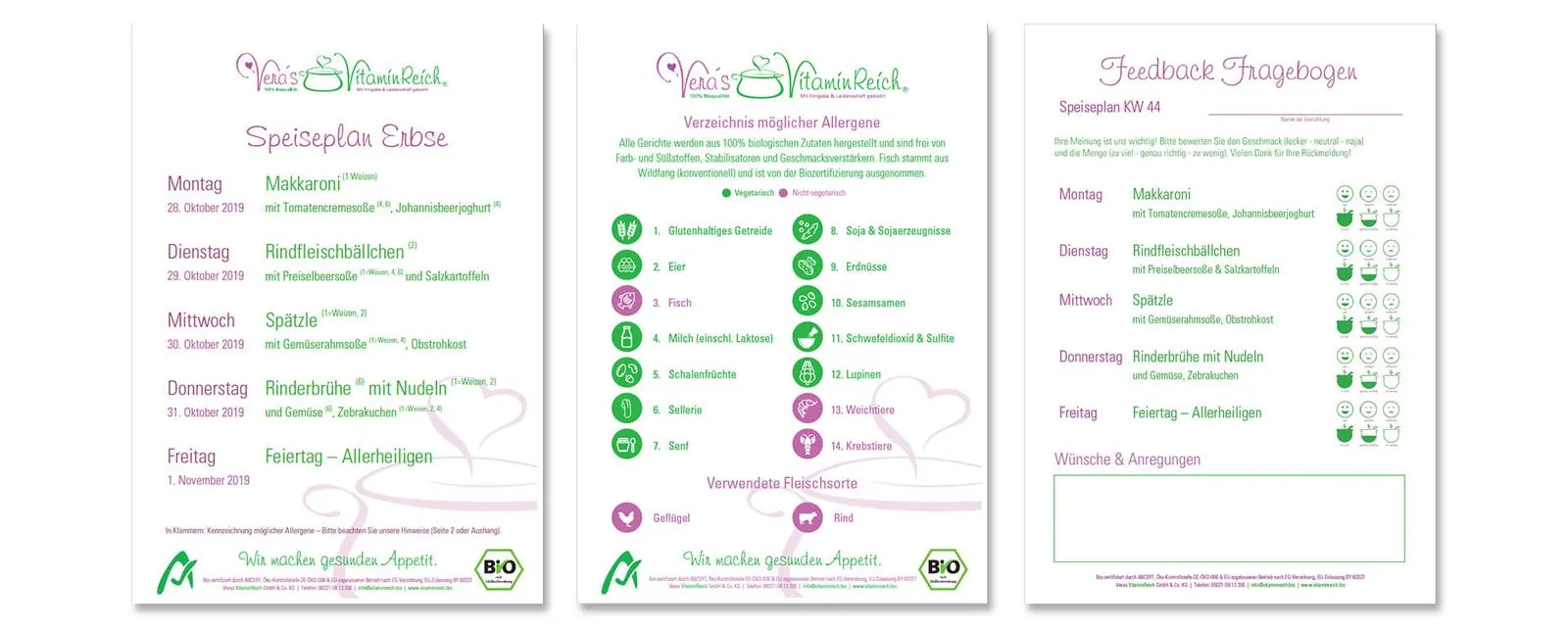Veras VitaminReich – Corporate Design · Geschäftsausstattung · Print · Webdesign (Bild 6/30)