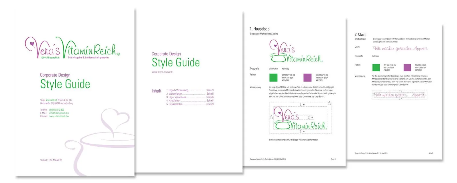 Veras VitaminReich – Corporate Design · Geschäftsausstattung · Print · Webdesign (Bild 25/30)