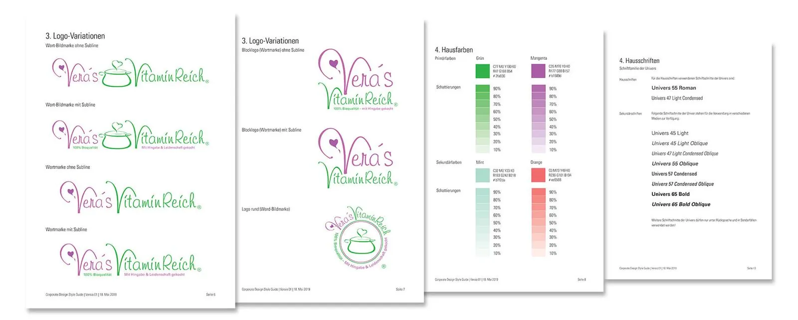 Veras VitaminReich – Corporate Design · Geschäftsausstattung · Print · Webdesign (Bild 26/30)