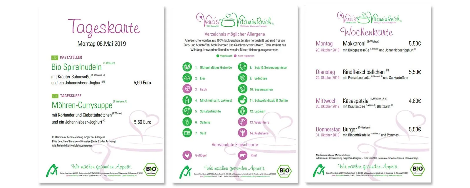 Veras VitaminReich – Corporate Design · Geschäftsausstattung · Print · Webdesign (Bild 29/30)