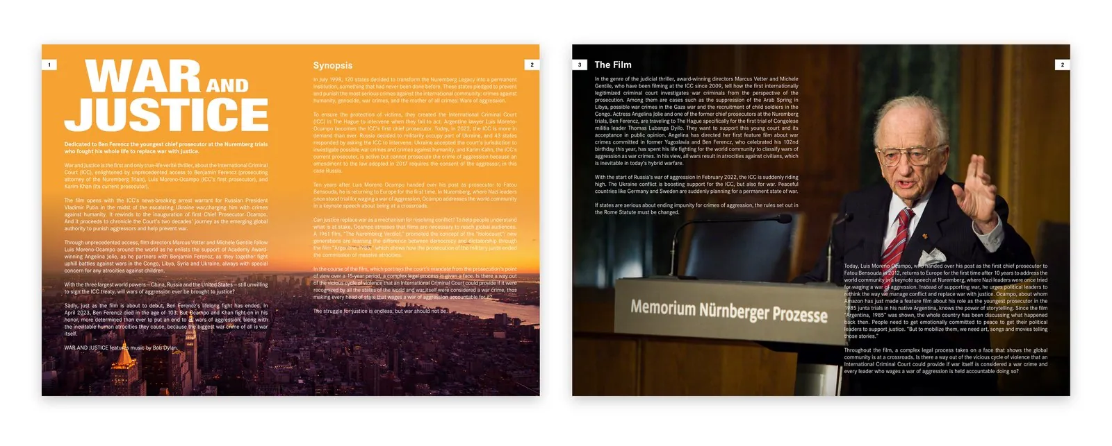 War and Justice – Web design · Print (image 6/9)