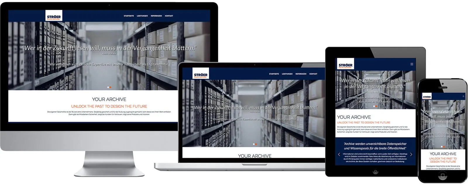 Your Archive – Webdesign (Bild 1/2)