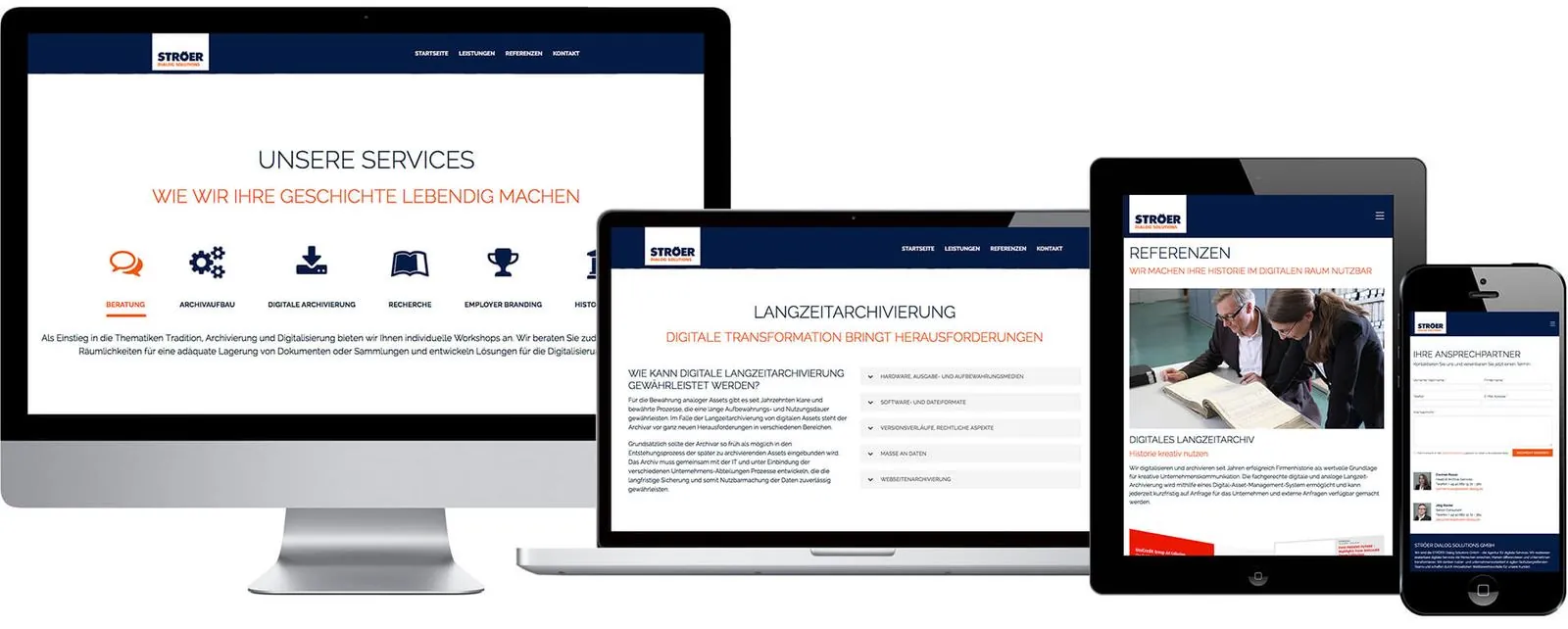 Your Archive – Webdesign (Bild 2/2)