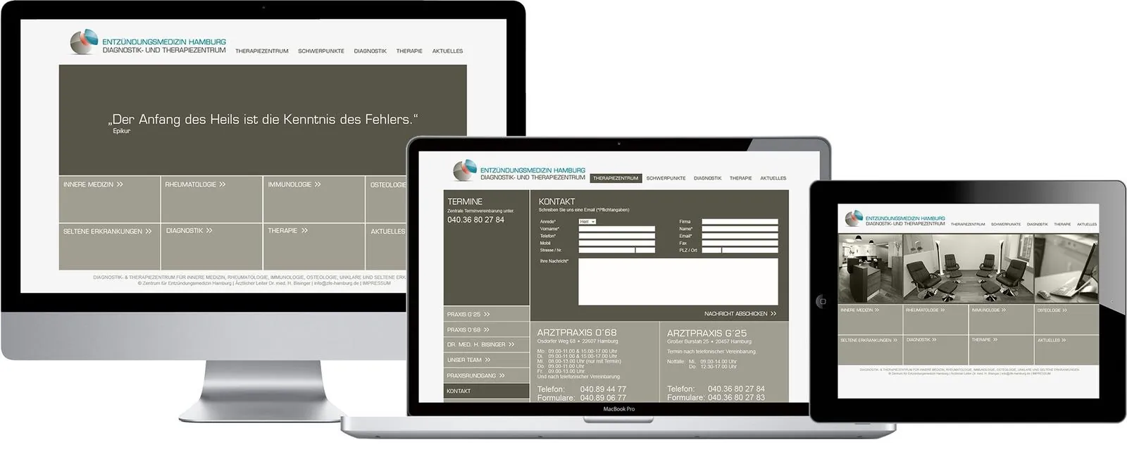 ZFE – Corporate Design · Webdesign (Bild 7/9)